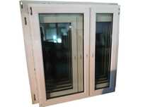 Niemieckie, używane okno PCV 150 x 140 cm Skład Okien Nowych/Używanych