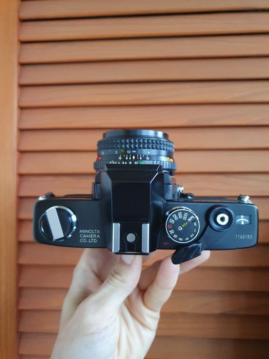 Minolta SRT Super + MD Rokkor 45mm f2