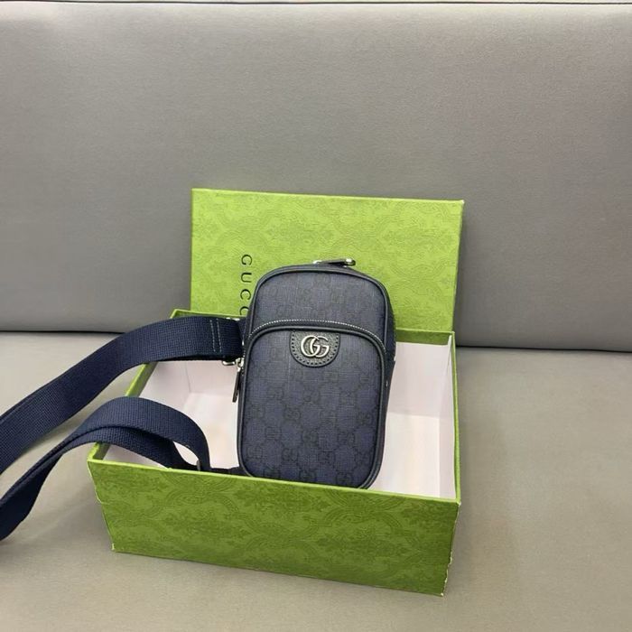 GyCCI сумка мужская унисекс серая бананка