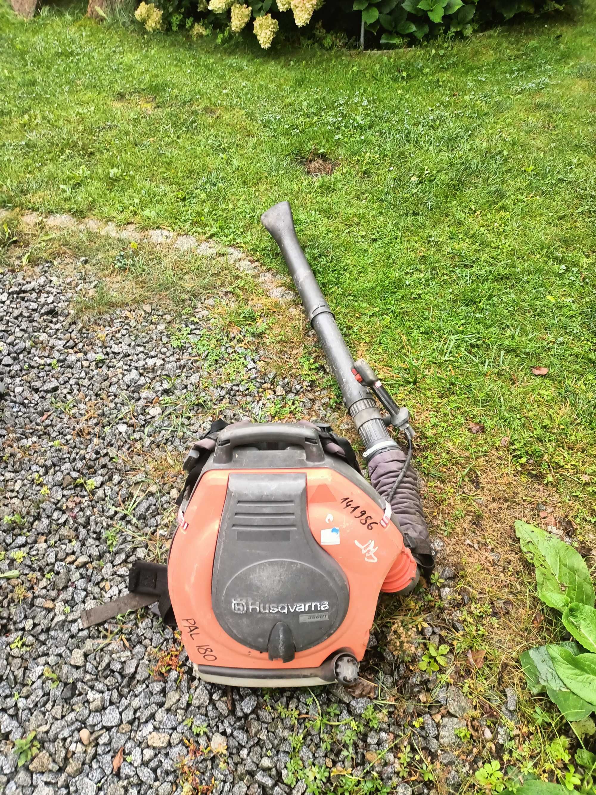 Dmuchawa Plecakowa Husqvarna 356 BT do liści śniegu itp jak Stihl
