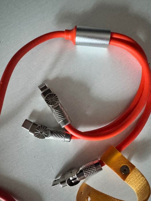 Зарядний кабель 3 В 1 120 Вт 6 A для IPhone Micro USB Type-C