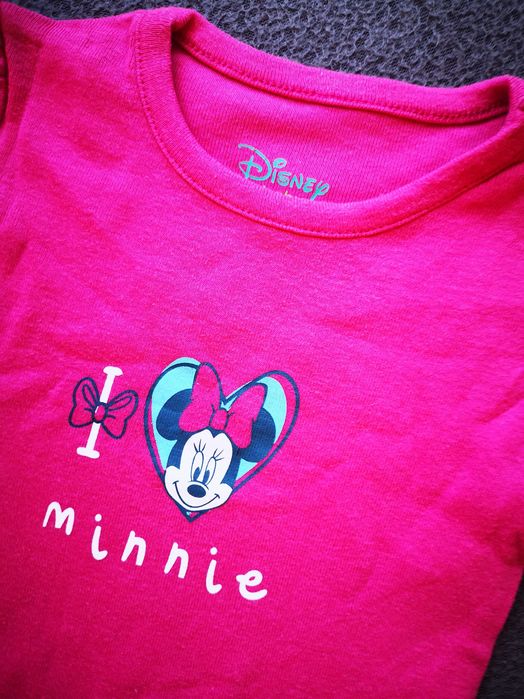 Disney Baby różowe body Myszka Minie 86cm 12-18m.