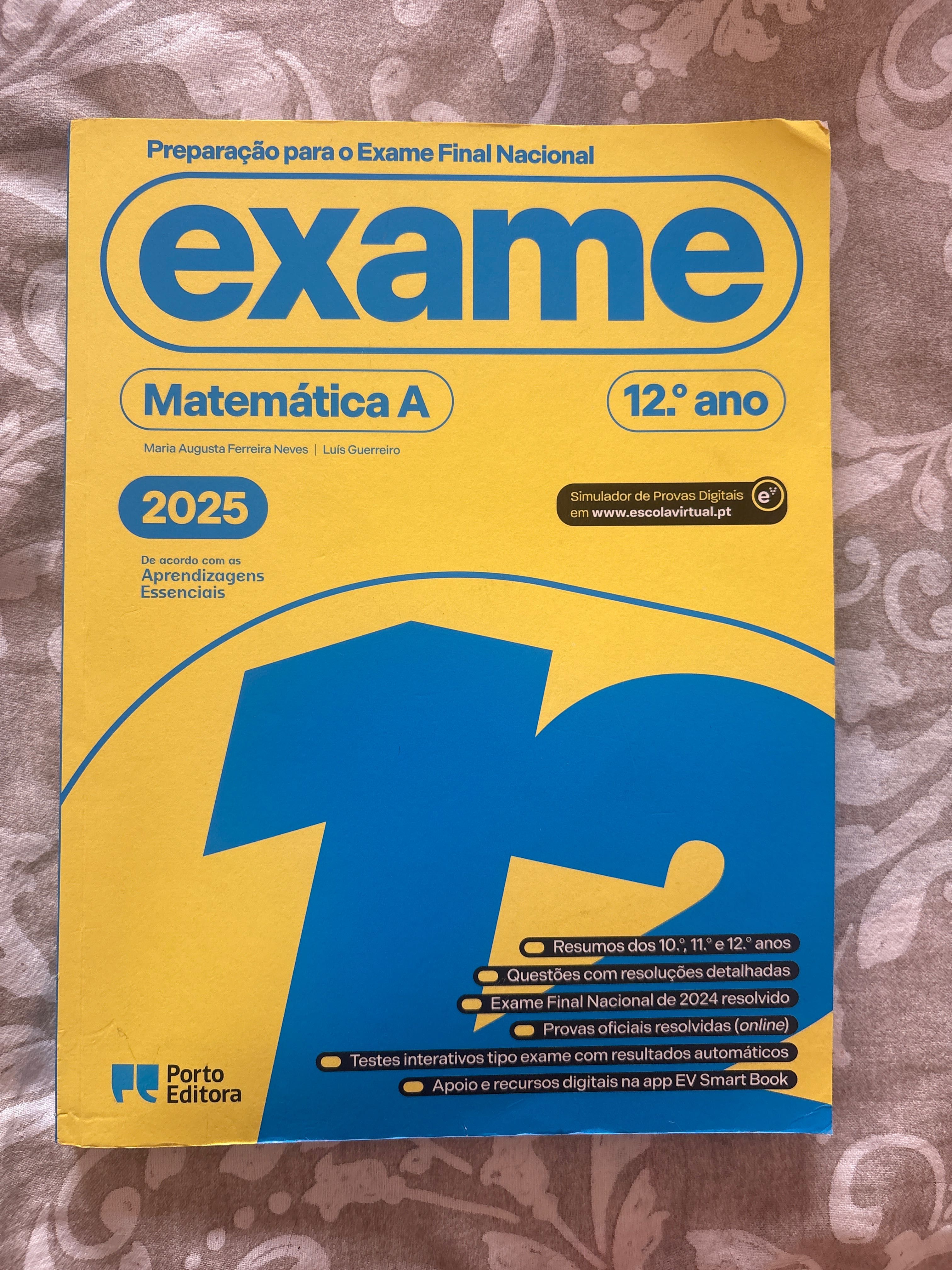 Manual de exame de Matemática A 12°ano