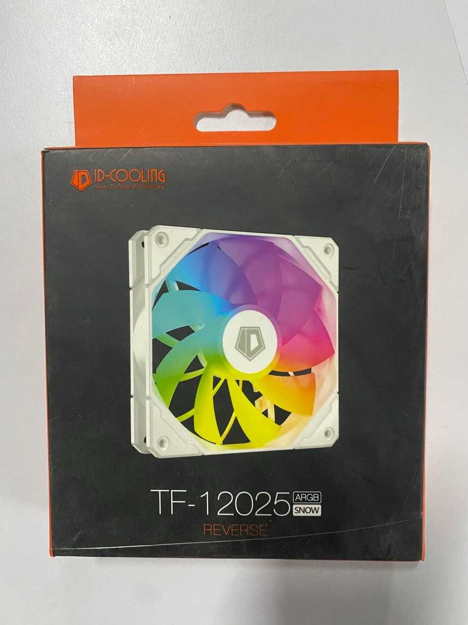 Вентилятор ARGB ID-COOLING TF-12025-ARGB-SNOW 120 мм, білий, підсвітка