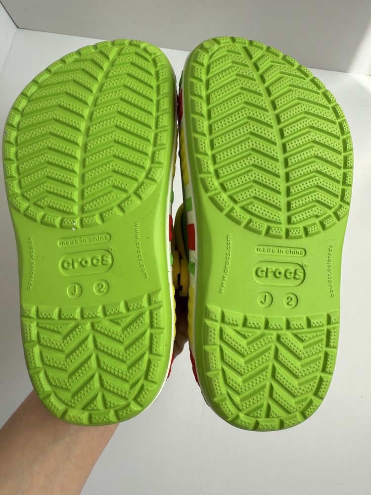 Crocs дитячі  крокси мʼякі салатові