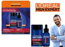 Zestaw L'Oreal Men Expert krem nawilżający 50 ml + serum 30 ml prezent