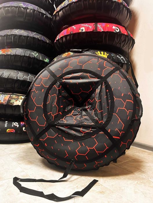 Міцний тюбінг тюбинг санки таблетка плюшка ватрушка надувний зимовий