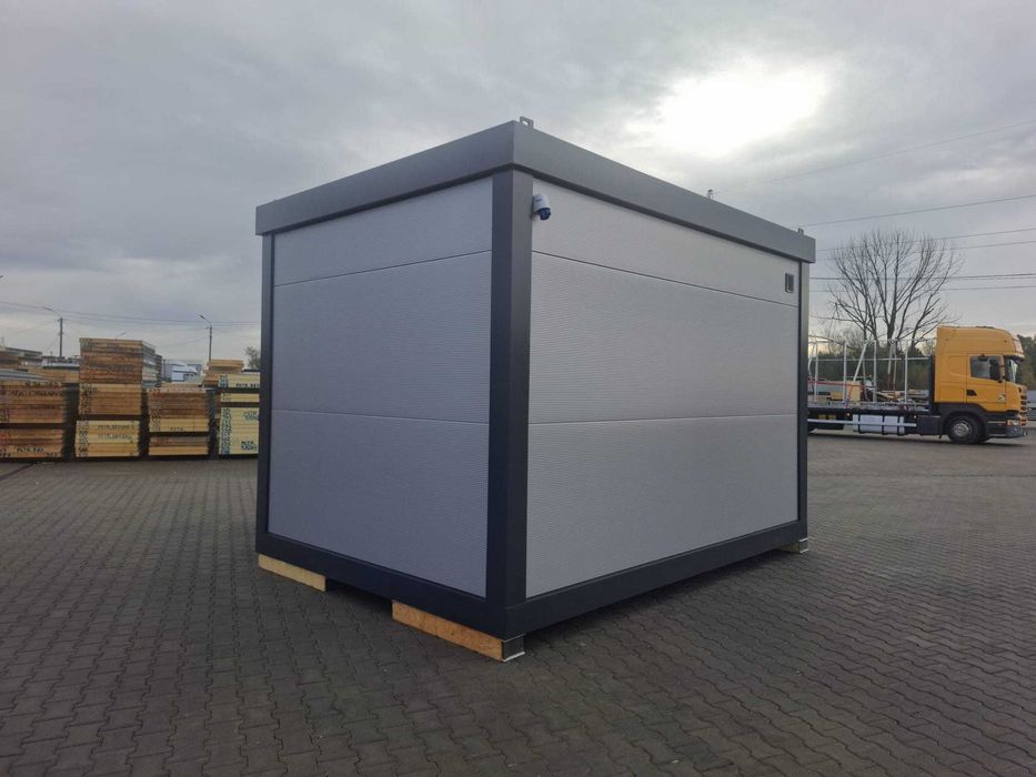 Pawilon mobilny 4x2,90 m Kontener Stróżówka Portiernia Elektryka Domek