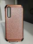 Etui na Huawei p30 płecki z brokatami pancerne ze szkłem