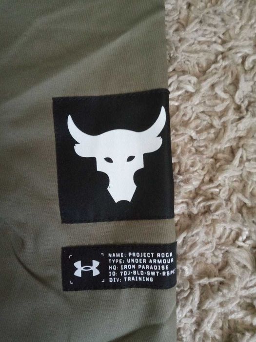 Оригінал Under Armour Project Rock Q2 Swt Sn 1370460 куртка вітровка