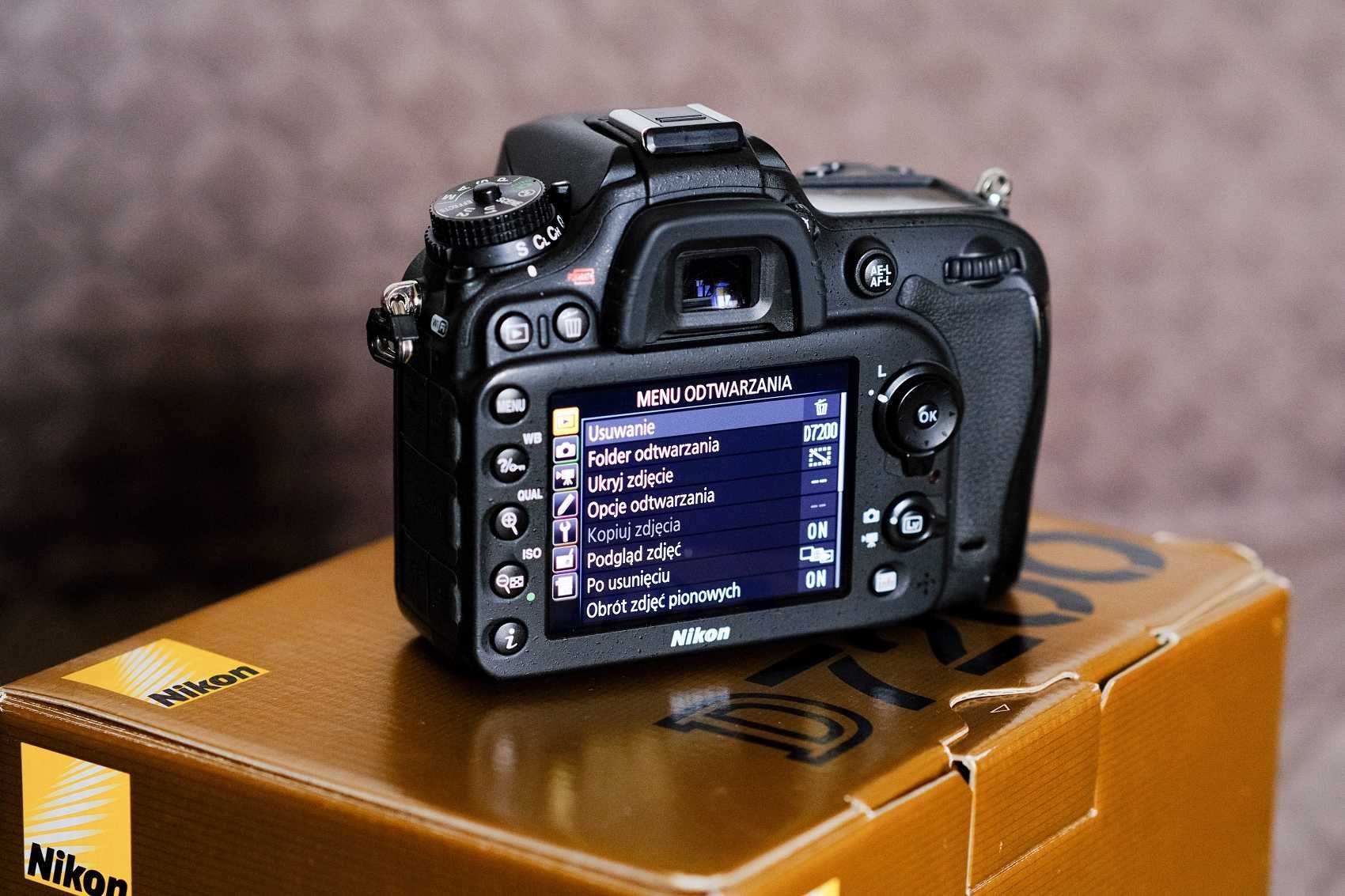 Nikon D7200 body - 1800 zł