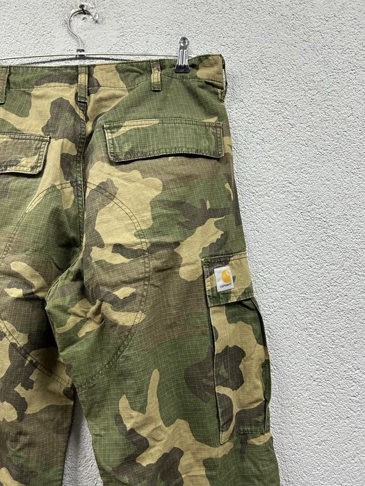 Штани Carhartt cargo W32 (M-L) карго мілітарі камуфляжні