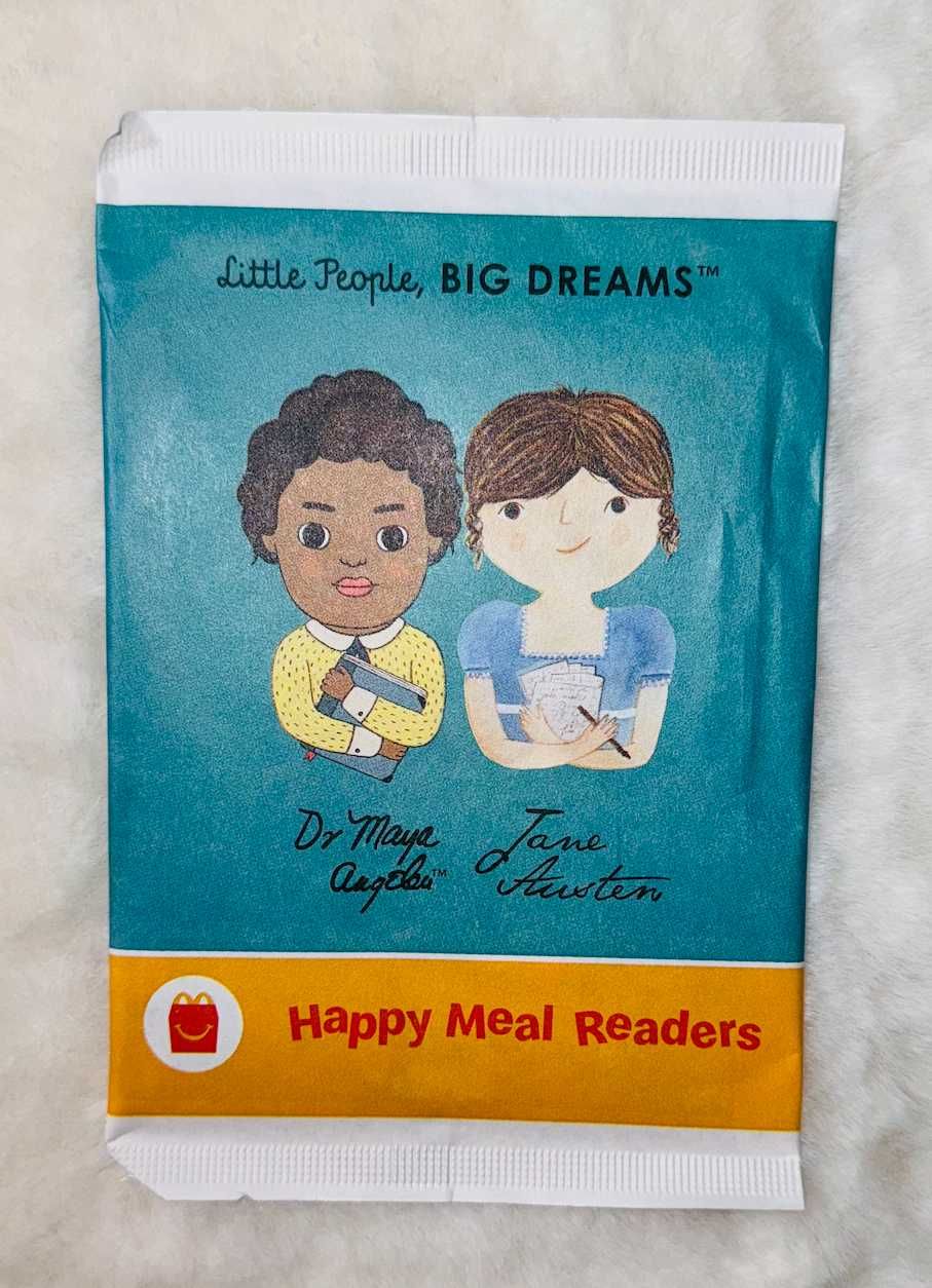 mcdonalds happy meal książka little people big dreams jane austen