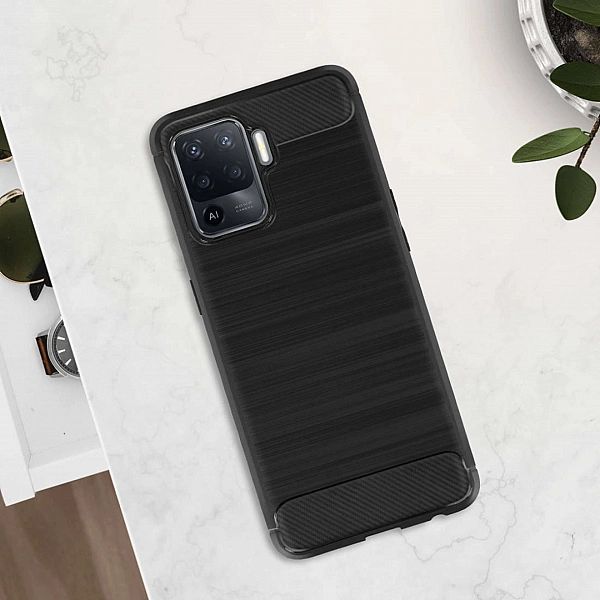 Etui Carbon Case do Oppo A94/5G / F19 Pro Plus 5G / Reno 5Z