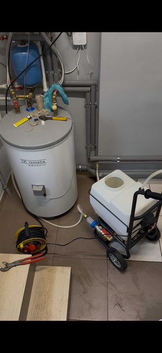 Czyszczenie instalacji CO chemią / podłogówka / grzejniki / rury