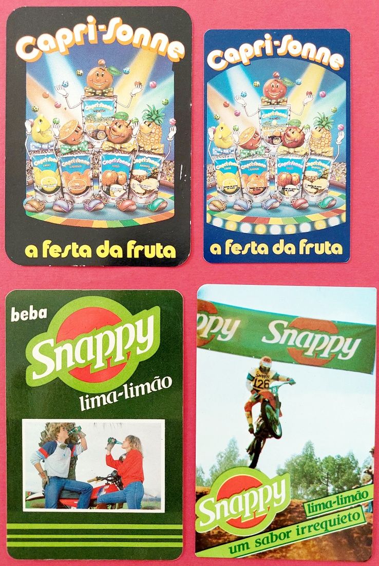 Calendários Refrigerantes Anos 80/90