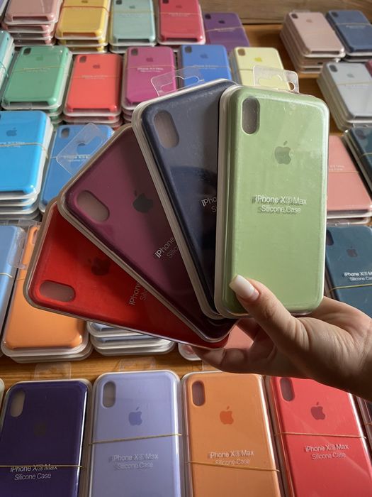 Чехол iPhone Xs Max чохол на Айфон silicone case різні кольори