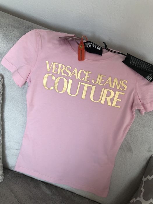 Bluzka Versace rozowa piekna damska