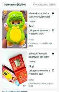 Zestaw dwóch zabawek nowe kot tetris