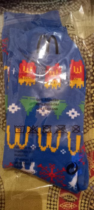 Meias do natal mcdonald's 2024