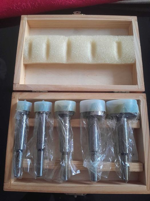 Conjunto de 5 brocas para madeira Forstner - NOVAS