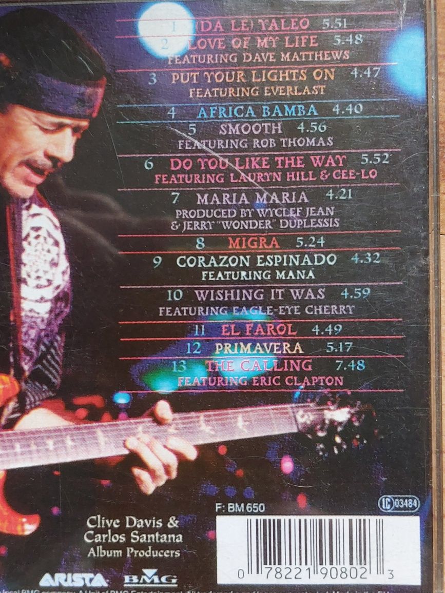 Santana Supernatural cd 1999