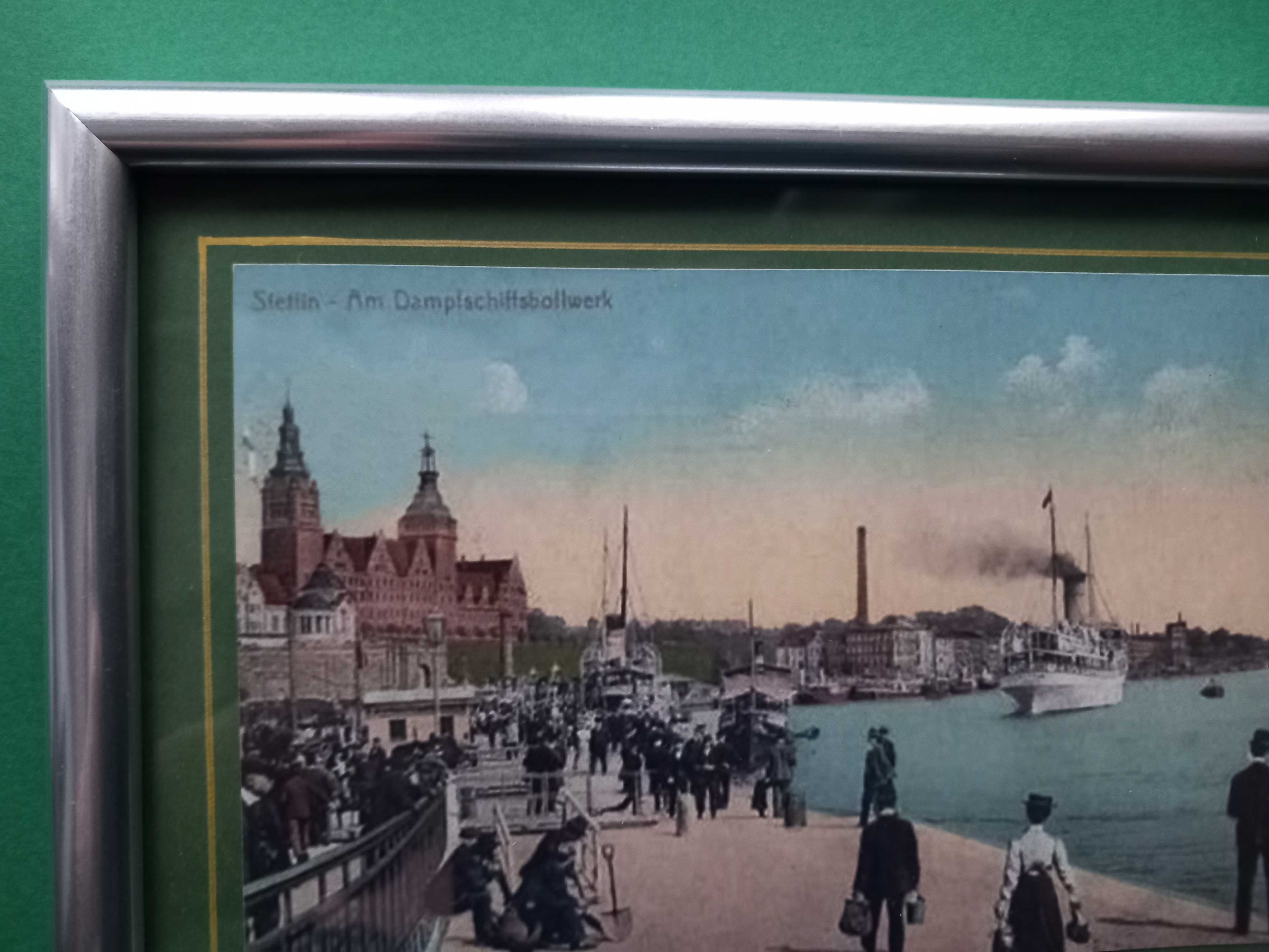 Stettin / Szczecin ok.1909r. – reprodukcja ze starej widokówki 20x15cm
