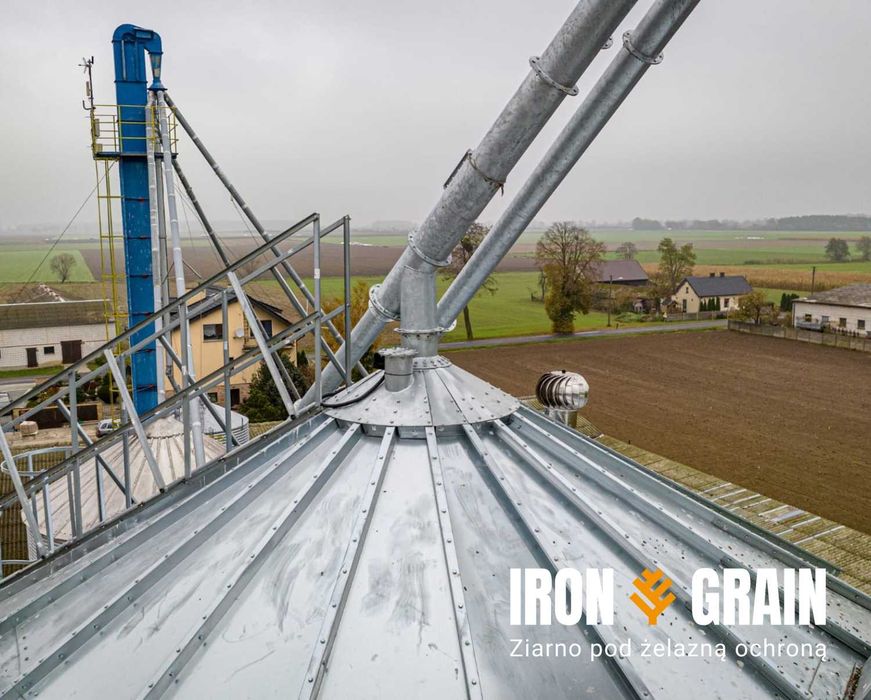 Podajnik kubełkowy do silosu 16 m podajniki kubełkowe STAL ocynkowana