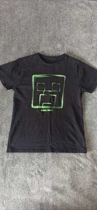 Czarna bluzka t-shirt Minecraft Next