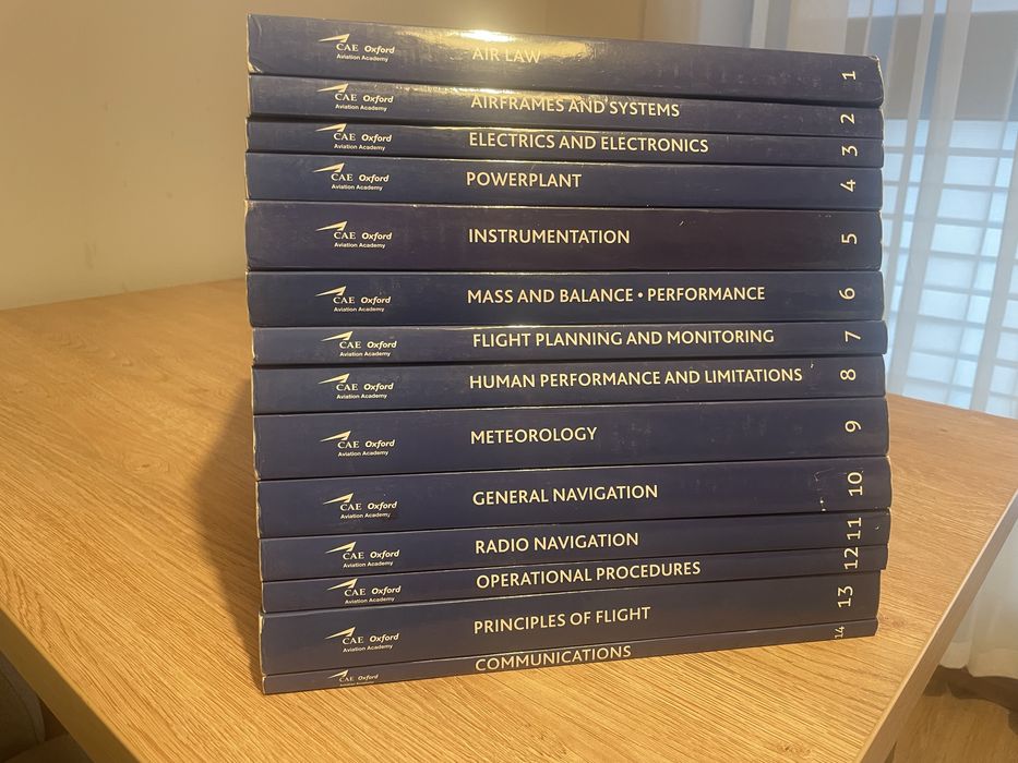 Kompletny zestaw 14 książek Oxford ATPL Training