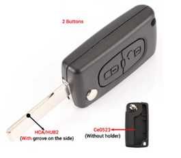 Caixa, caracaça da chaves para Peugeot/Citroen