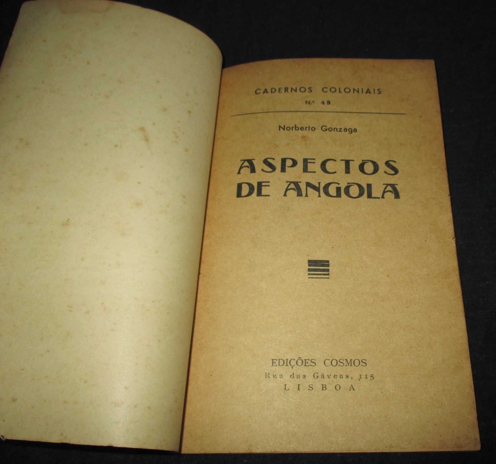 Livro Aspectos de Angola Norberto Gonzaga