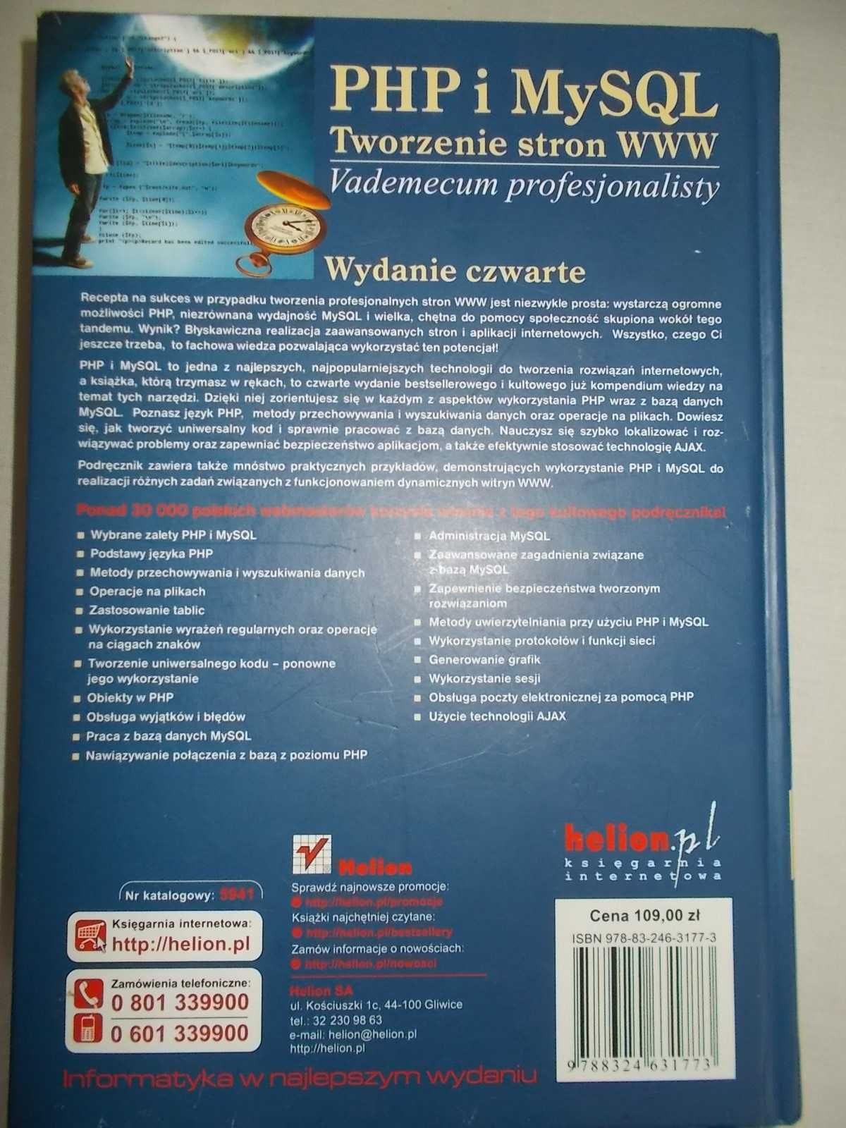 PHP i MySQL Tworzenie stron WWW, z płytą CD