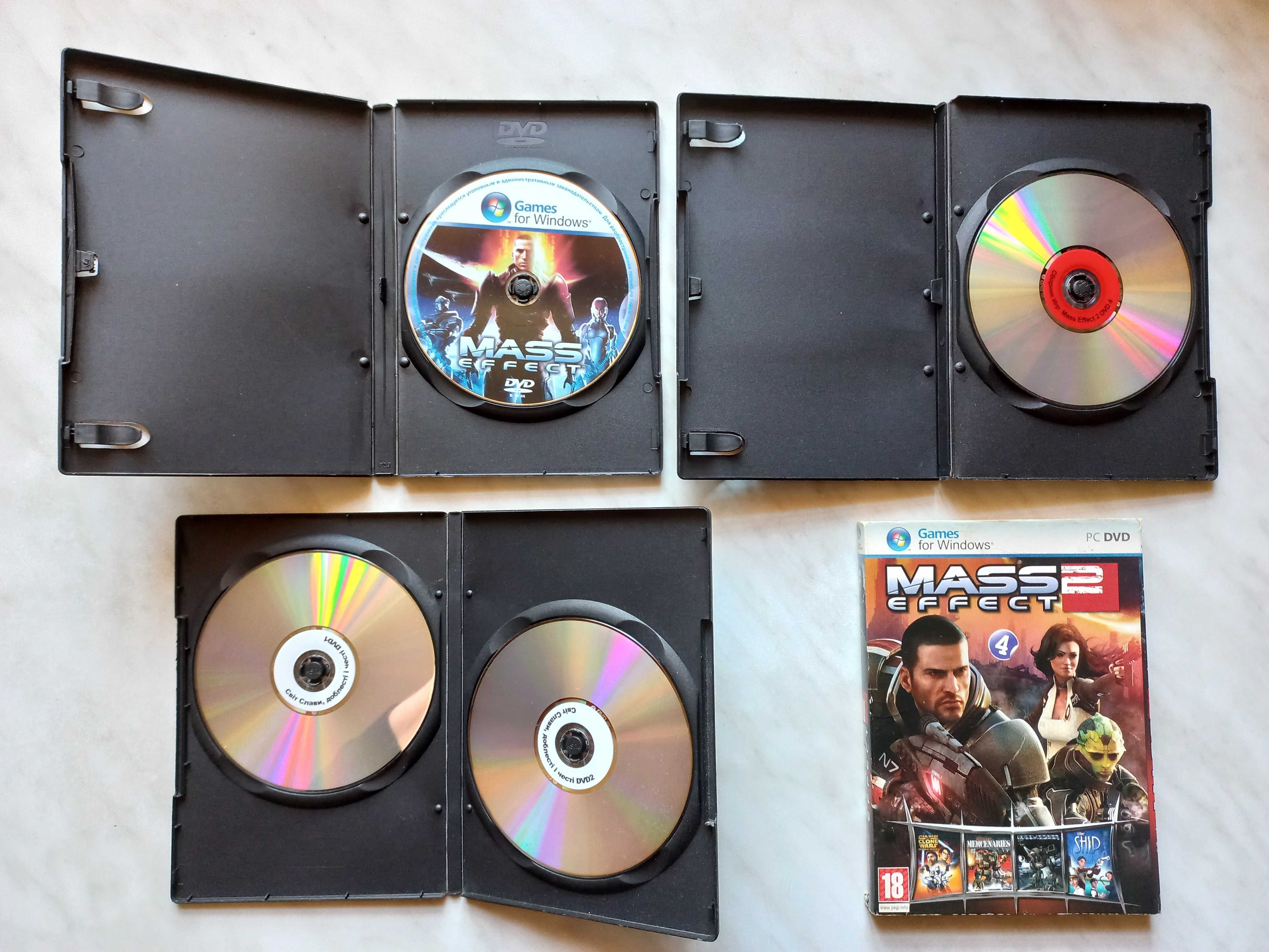 ПК игры. 8 шт. Mass Effect, Borderlands, Max Payne и др.
