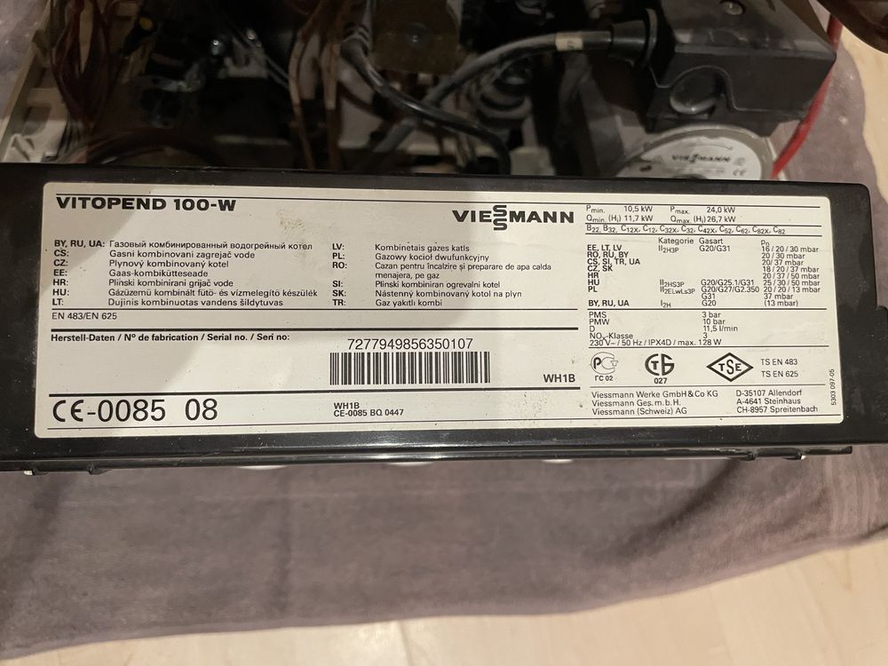 Viessmann Vitopend 100 WH1B na części