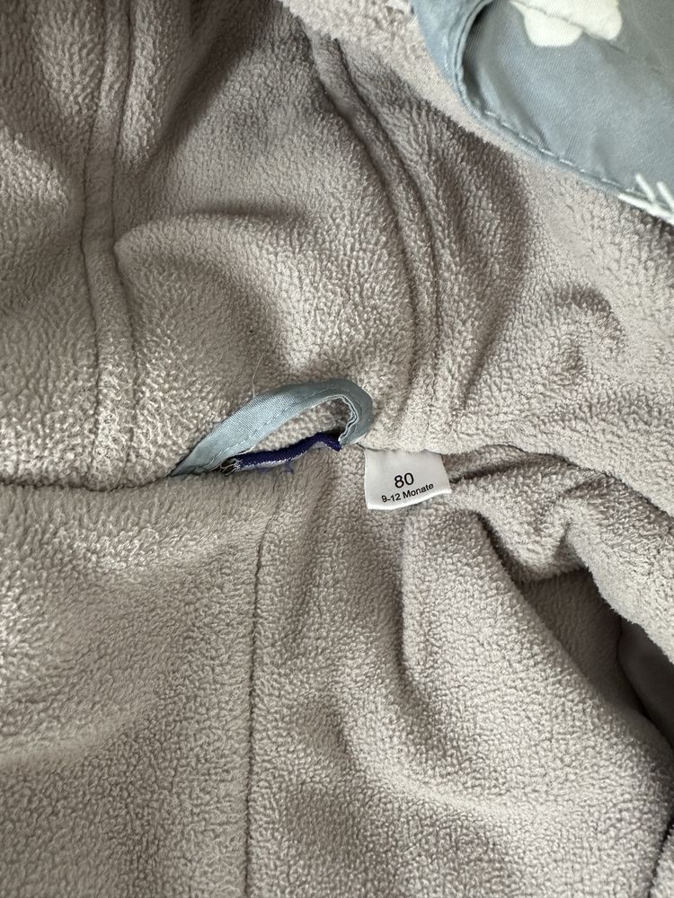 Kombinezon zimowy unisex, rozmiar 80 (9–12 miesięcy)