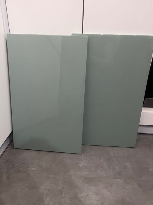 Fronty Ikea Miętowe szafek szuflad Besta