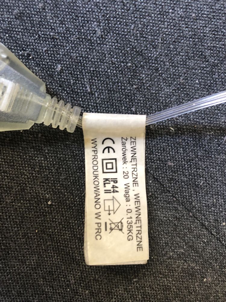 Lampki ozdobne wielobarwne