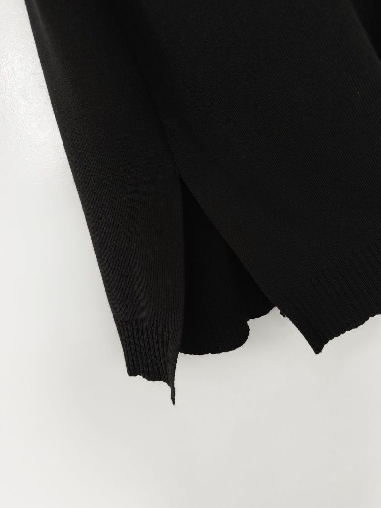 Kamizelka Massimo dutti 38 M czarna wiskozowa długa