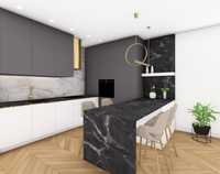 Projekt kuchni/ architekt wnętrz/wizualizacje 3D