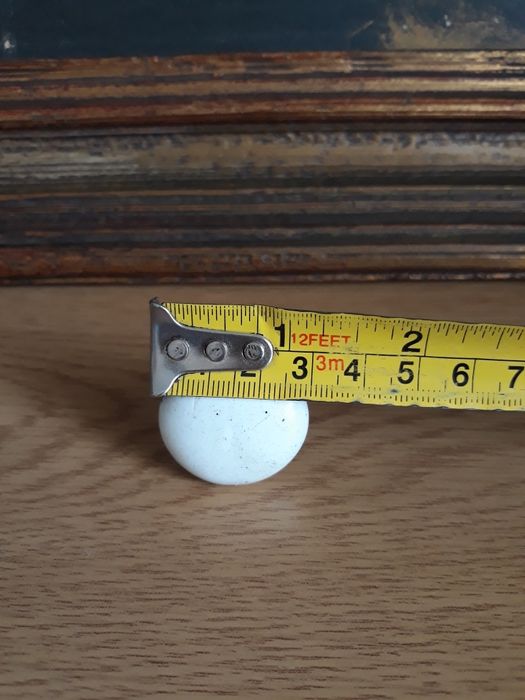 Puxador antigo de movél de farmácia