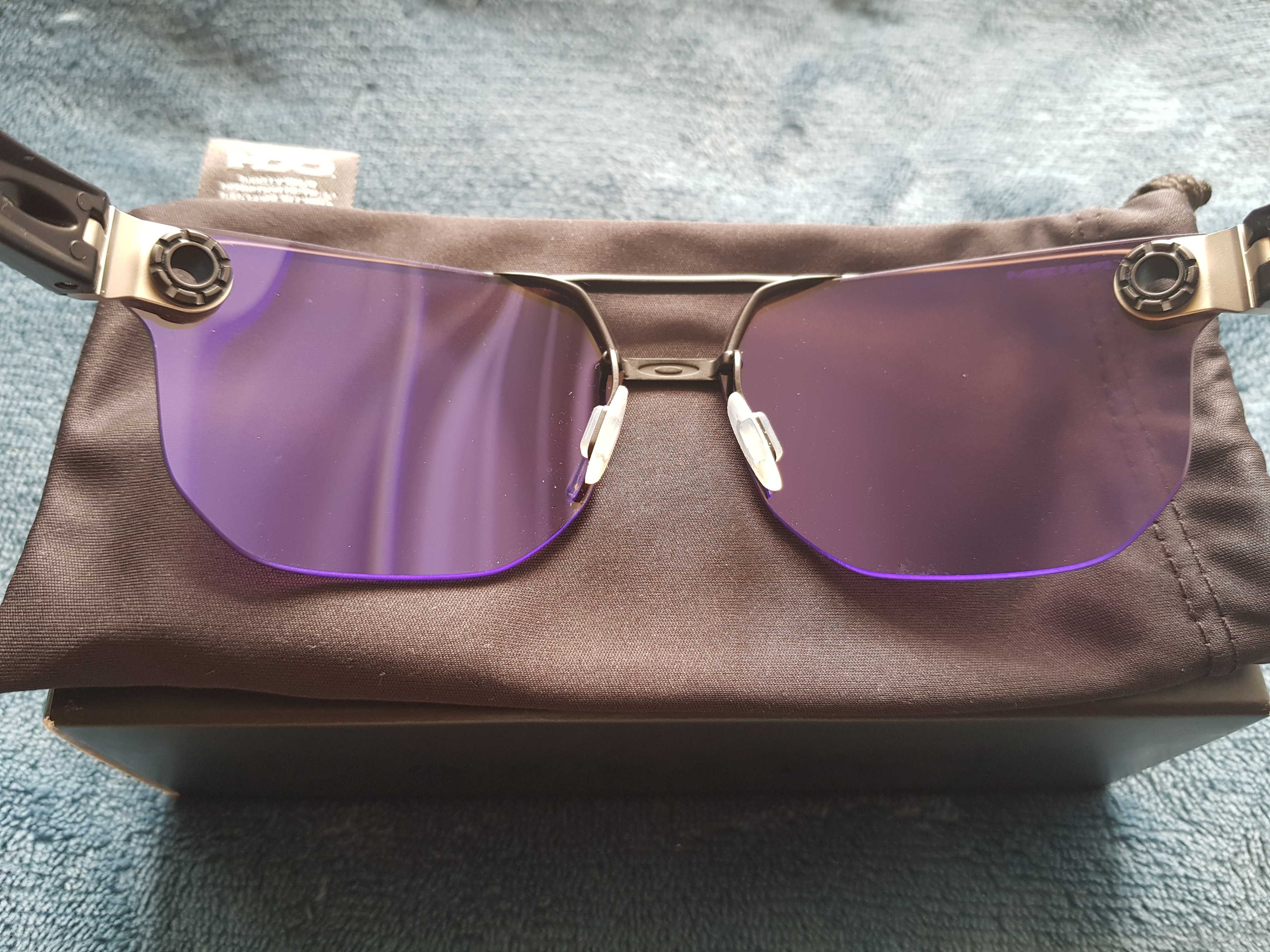 Oakley Chrystl Matte Black/ Prizm Violet Sunglasses