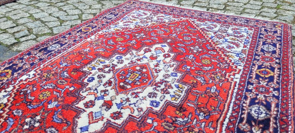 -70% bidjar lśniący perski dywan ręcznie tkany unikat 80/130cm