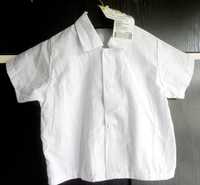 Koszula wizytowa biała nowa - rozmiar 98-104