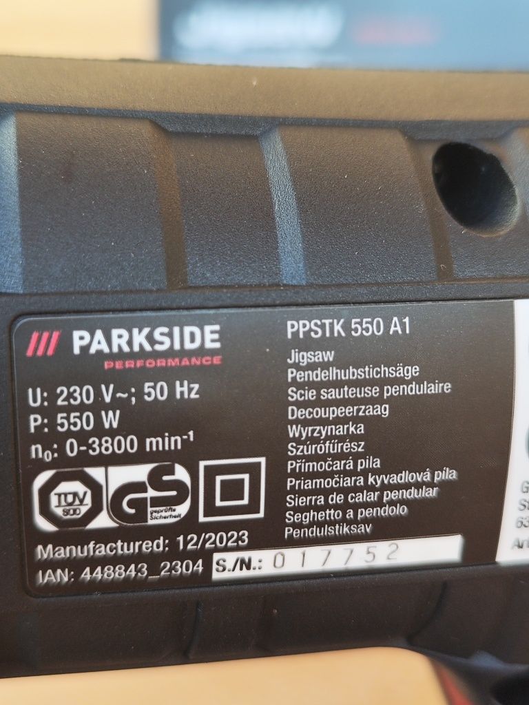 Електро лобзик Parkside Performance PPSTK 550 A1
