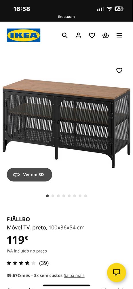 Móvel de TV Rústico IKEA