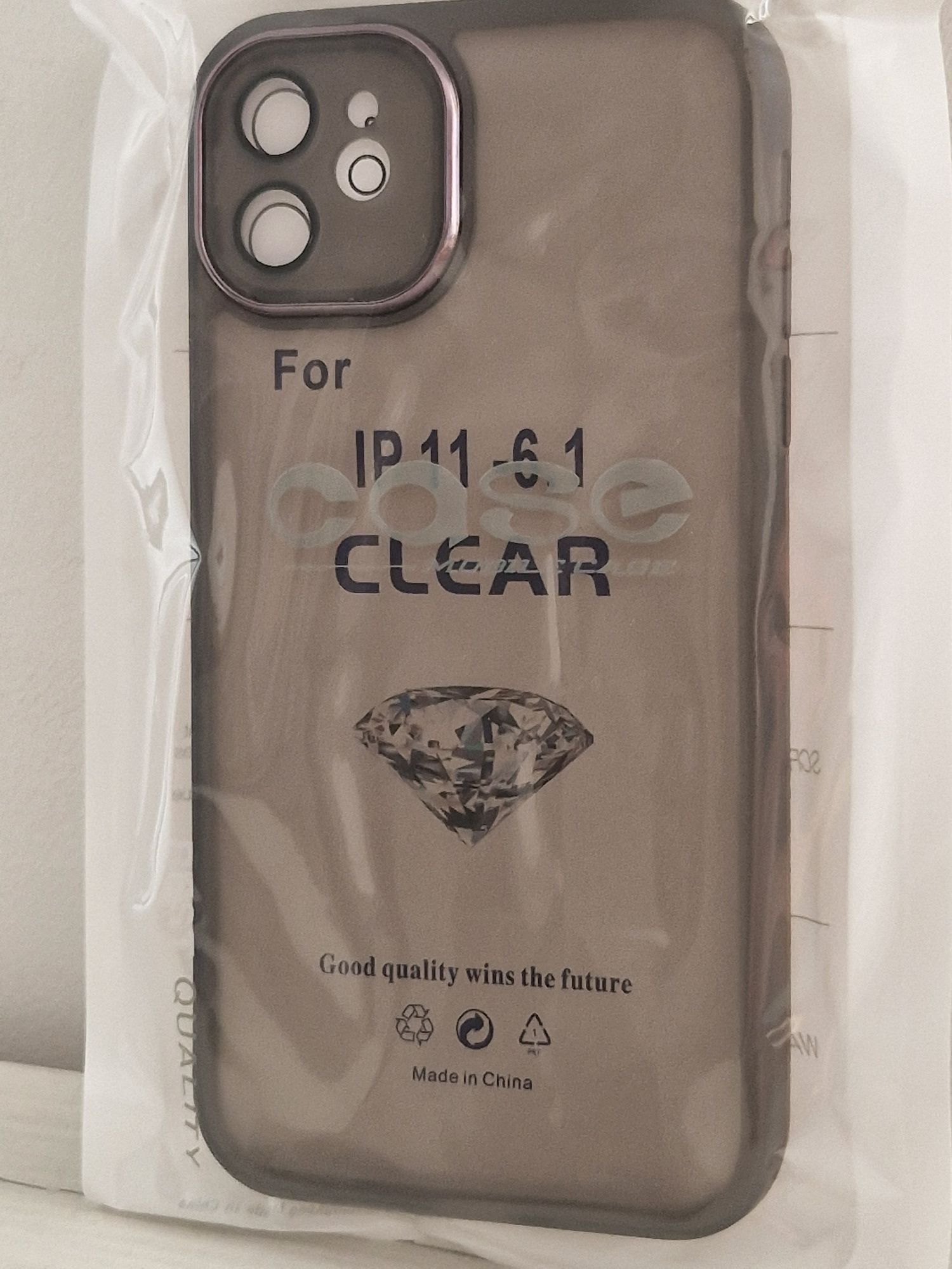 Protective Lens Case do Iphone 11 czarny clear