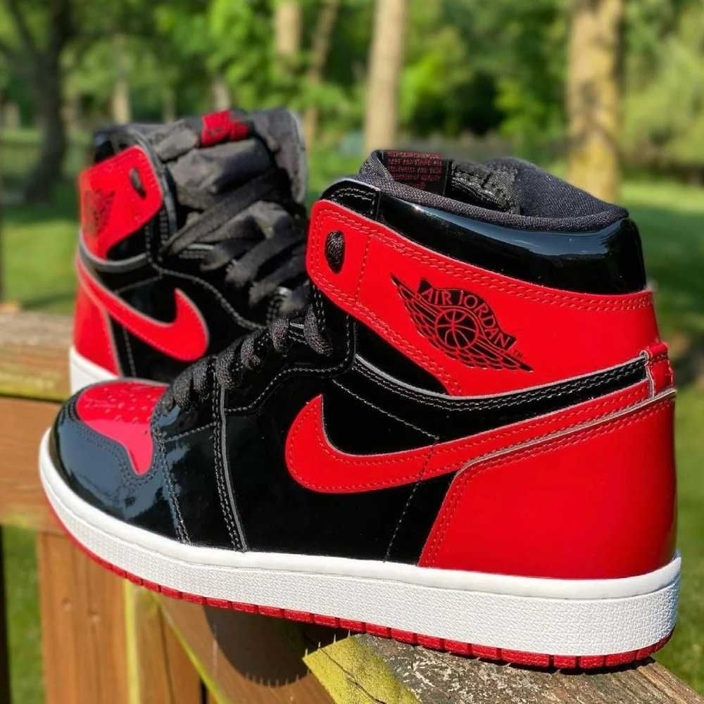 Air Jordan 1 Retro High OG Bred Patent