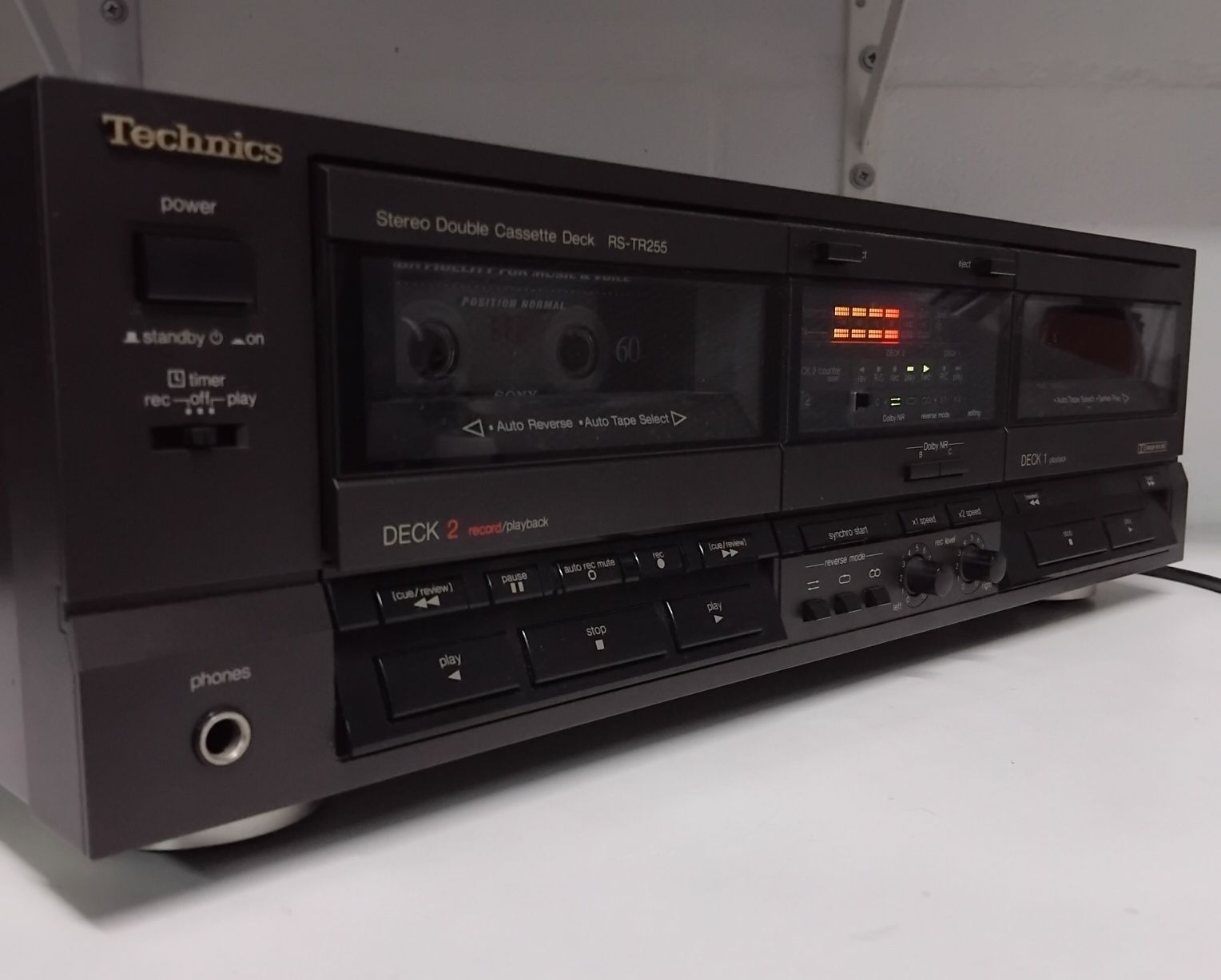 TECHNICS deck cassettes RS-TR255