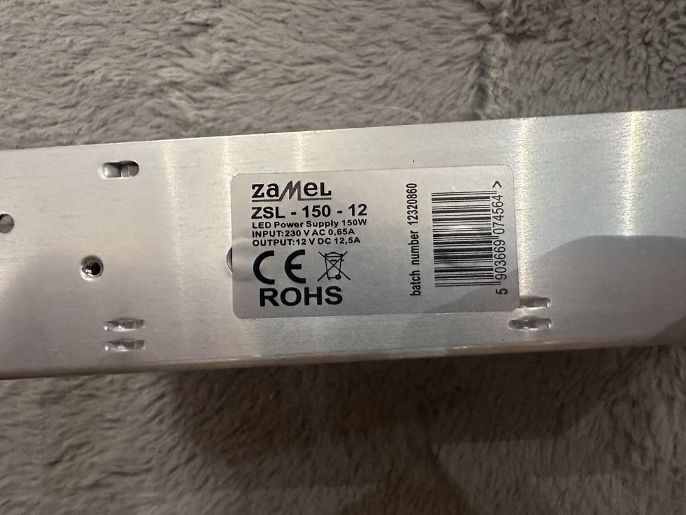 Nowy zasilacz 12v 150w